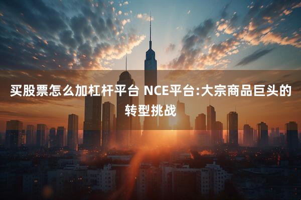 买股票怎么加杠杆平台 NCE平台:大宗商品巨头的转型挑战